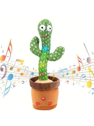 Talking Cactus Toy Dancing Cactus Baby Toy with Lighting Singing Mimicking Cactus Baby