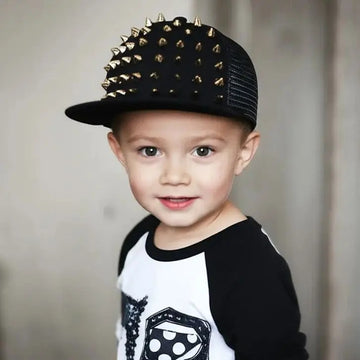 Men Women&kids Punk Spike Studded baseball cap