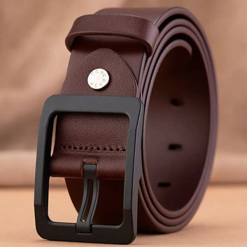 Man Retro Leather Belt