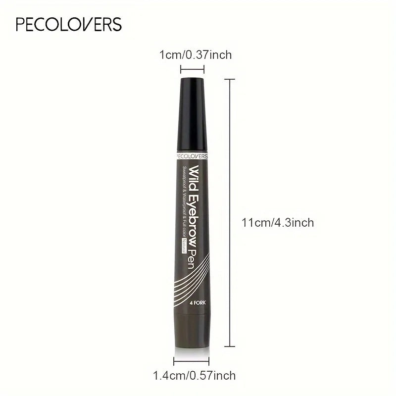 6 Colors 1pc Eyebrow Pen Waterproof 4 Split Tip Eyebrows Pen